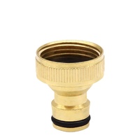 Adaptateur de robinet standard en cuivre à raccord rapide fileté de 3/4 pouces pour pistolet de lavage de voiture