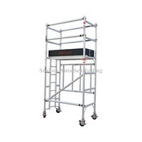 Fabricant chinois de tours d'échafaudage en aluminium pour la construction, 3m-12m, pour échafaudages extérieurs galvanisés à vendre