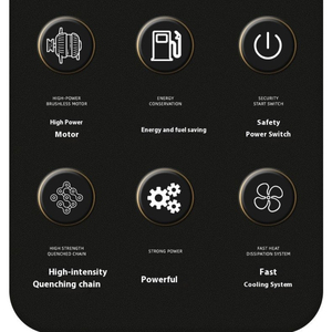 Công Nghiệp Cấp 4-Đột Quỵ 58cc Xăng Xăng Powered Chuỗi Saw Với 18in Hướng Dẫn Thanh Điều Kiện Mới Cho Phụ Tùng - Product Image 6