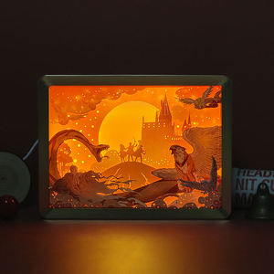 Decoración de Habitación, Decoración de Dormitorio para Niños, Artículos de Regalo Corporativos, Caja de Luz con Diseño de Castillo Hogwarts de Harry <span class=keywords><strong>Potter</strong></span> - Product Image 5