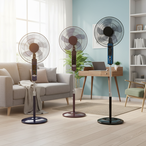 Ventilateur sur pied électrique GMG le plus vendu en Corée, modèle GLF SF 1631RC, économe en énergie, durable, sûr pour un usage domestique, en plastique, 220V - Product Image 3