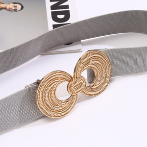 <span class=keywords><strong>Ceinture</strong></span> de luxe pour <span class=keywords><strong>femme</strong></span> en similicuir, élastique, ornée de diamants, amincissante, style <span class=keywords><strong>taille</strong></span> haute, très extensible, pour l'été - Product Image 6