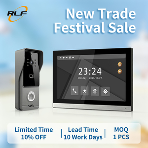 Interphone vidéo intelligent Tuya à 2 fils avec écran de 10,1 pouces et caméra de <span class=keywords><strong>sonnette</strong></span>, système d'interphone vidéo filaire - Product Image 1