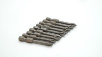 Embout de tournevis à chocs Phillips PH2 de 50 mm, haute qualité, antidérapant, forgé, en acier X5 de Taïwan, sablé, pour bricolage