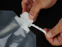 Usine personnalisé polyvalent Durable lait eau huile liquide buse d'aspiration sacs de rangement en plastique avec bec