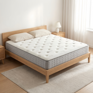 Colchón Híbrido de Muelles Ensacados al Vacío de Lujo Moderno, Tamaños Queen y King, Enrollable, Confort Medio-Firme, Para Hogar y Hotel - Product Image 2