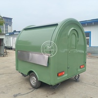 Remorque de camion de nourriture mobile de 7.2 pieds entièrement équipée café Pizza chariot à hot-dogs camion de restauration Concession remorque de nourriture