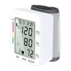 Macchina per la pressione sanguigna con display a led per la casa macchina per la pressione sanguigna da polso digitale manuale elettronica