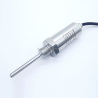Transmetteur de température compact à câble direct de type PT100, IP67, 4-20mA, 0-10V, filetage G1/4, sonde 6x50mm pour compresseur d'air