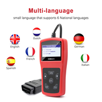 Herramienta de diagnóstico automático OBD2, escáner OBD completo con 2 modos, varios idiomas, lector de código de diagnóstico de coche V319