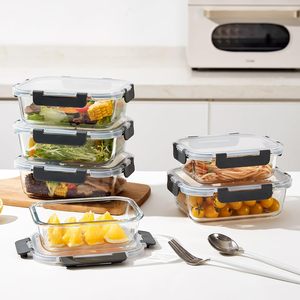 24個入りガラス製ミールプレップ容器、再利用可能なガラス製食品保存容器（蓋付き）、冷凍庫、電子レンジ、食洗機対応 - Product Image 2