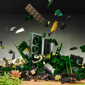 MJI 13056 Cocodrilo Mecánico Creativo MOC, 996 Piezas, Accesorios de Construcción, Juego de Bloques de Construcción Educativos para Niños y Niñas - Product Image 2