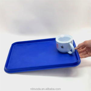 Прямоугольные подносы для еды из АБС-пластика для ресторанов и столовых, оптом, нескользящие - Product Image 5