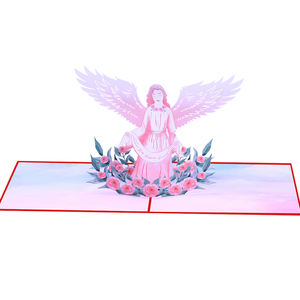 Pop 3D Spirituel 3D Baptême Spirituel Sainte Communion Carte de Confirmation Prier Anniversaire Sympathie Récupération de Noël Get Well - Product Image 2