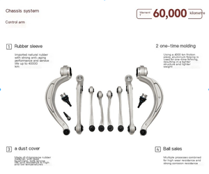 Prix de gros de haute qualité <span class=keywords><strong>Audi</strong></span> A4 B8/Q5/C7/A5/S5 pièces automobiles suspension du bras de commande supérieur 8K0407509A - Product Image 5