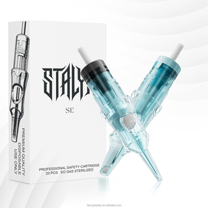 Cartuchos <span class=keywords><strong>de</strong></span> Tatuaje Desechables Esterilizados STALYX SE, Acero <span class=keywords><strong>de</strong></span> Grado Médico para Cejas y Arte Corporal, Compra al por Mayor 20 Piezas - Product Image 1