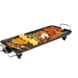 Nhà Hàng Hàn Quốc 1200W Bàn Nướng Không Khói Bàn Nướng BBQ Điện Đa Chức Năng Bàn Nướng Teppanyaki Griddle <span class=keywords><strong>Grill</strong></span> - Product Image 1