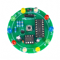 Kit de Bricolaje Electrónico, Kit de Práctica Divertido con Alimentación de CC 5V, Diseño MCU de Velocidad Ajustable para Soldadura Electrónica