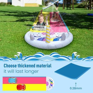 Unicornio de doble carrera para exteriores, tobogán inflable para niños y adultos en el jardín y la playa - Product Image 5