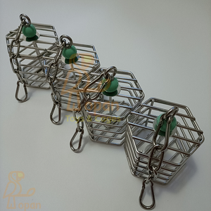 กล่องให้อาหารนกแก้วแบบแขวนสำหรับมาคอว์นกสีเทานกกระตั้ว - Product Image 5