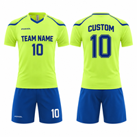 Tenues d'entraînement de football personnalisées multicolores, séchage rapide, respirantes, anti-humidité, transfert thermique, vêtements d'équipe personnalisés, Royaume-Uni