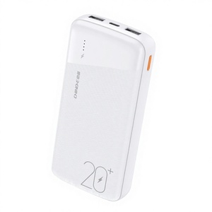 Batería de polímero de litio CHINOE/CNCE de 20000 mAh, <span class=keywords><strong>carga</strong></span> rápida, doble puerto USB, batería externa tipo llavero con cable USB C y luz para portátil - Product Image 1