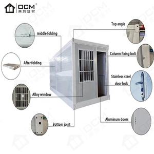 Barato diseño diferente plegable embalaje plano prefabricado casa de contenedores plegables con buen precio casa prefabricada para vivir - Product Image 6