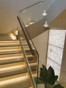 Main courantes murales, accoudoirs de chaise Emmas, garde-corps d'<span class=keywords><strong>escalier</strong></span> en verre, versions murales, garde-corps d'<span class=keywords><strong>escalier</strong></span> en verre - Product Image 5