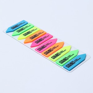 Self-Adhesive PET Translucent <b>Sticky</b> <b>Notes</b> Custom Colorful Labels with Custom Logo and Shape Memo Pad Style - Product Image 3