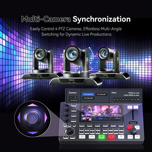 <span class=keywords><strong>Clavier</strong></span> de contrôle de diffusion Tenveo PC500, mélangeur vidéo 4K SDI HDMI - Product Image 6