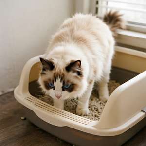 Litière pour chat Tofu de 1.5mm Saveur de lavande Écologique Biodégradable Lavable Sans poussière Très adsorbant Contrôle supplémentaire des odeurs 2kg - Product Image 1