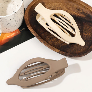 פופולרי חדש מט duckbill <span class=keywords><strong>hairpin</strong></span> גודל גדול כריש שיער קליפ פלסטיק נשים - Product Image 3