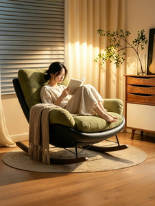Fauteuil inclinable de luxe léger pour adulte, canapé paresseux, chaise à bascule pour salon, balcon, maison - Product Image 1