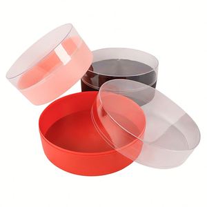 Nouvelle boîte à fleurs ronde transparente en acrylique modèle 2025, boîte cadeau pour la Saint-Valentin - Product Image 5