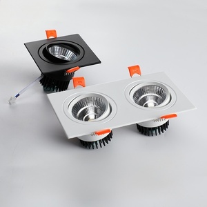 Spotlights LED encastrés carrés orientables 2,5 pouces 3,5 pouces pour <span class=keywords><strong>plafond</strong></span>, éclairage intérieur haute luminosité, qualité supérieure - Product Image 1