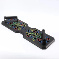Planche de pompes multifonctionnelle pliable et réglable 12-en-1 en PP antidérapant, charge maximale 150 kg, pour usage domestique et commercial, abdominaux et pectoraux