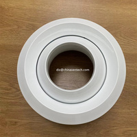 Diffuseurs d'air Ventech couleur blanche aluminium plafond rond buse de jet d'air diffuseur
