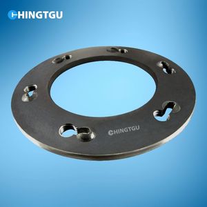 Plaque d'extrémité en acier pour pieu en béton précontraint, haute résistance SM400A Q235 avec trous renforcés pour pieu PHC - Product Image 2