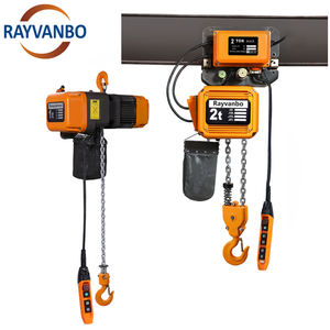 Paranco Elettrico a Catena Rayvanbo Serie ER di Alta Qualità, 1-5 Tonnellate, Altezza di Sollevamento 4m, con Gancio e Carrello per Officina - Product Image 5
