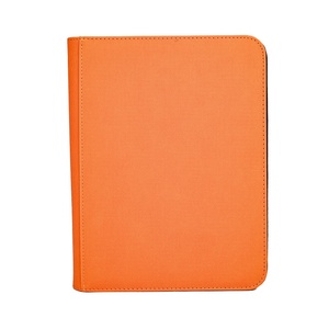 Album de cartes de sport personnalisable Pengle avec fermeture éclair, 12 pochettes, capacité de 480 cartes, 20 pages à chargement latéral, matériau PU, rectangulaire - Product Image 1