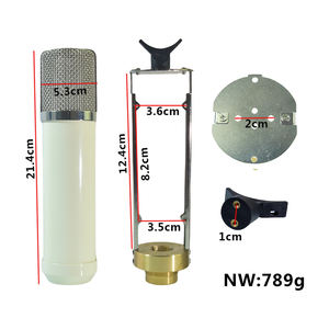 Micrófono de Condensador Profesional Popular <span class=keywords><strong>Phanton</strong></span> de 48 V con Carcasa en Color Amarillo Claro Estilo MA-E251 y Material de Cobre - Product Image 6