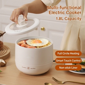 หม้อ<span class=keywords><strong>หุง</strong></span><span class=keywords><strong>ข้าว</strong></span>ไฟฟ้าอเนกประสงค์แบบพกพา Great Bear Wholesale Household Electric Cooking Pot 1.2L รุ่นดิจิตอลอัจฉริยะ - Product Image 5