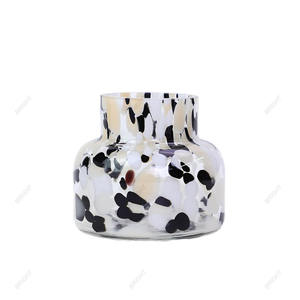 Botella aromática de cristal de concha de tortuga al por mayor botella difusora de caña manchada dálmata botella difusora de lujo para fragancia del hogar - Product Image 3