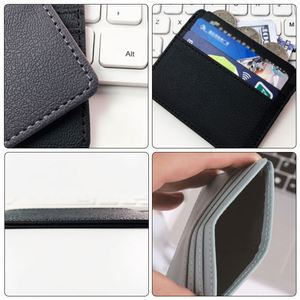 Mini <b>Cute</b> <b>Wallet</b> Custom Logo Pu Leather Business Credit Card Holder for Pocket - Product Image 5