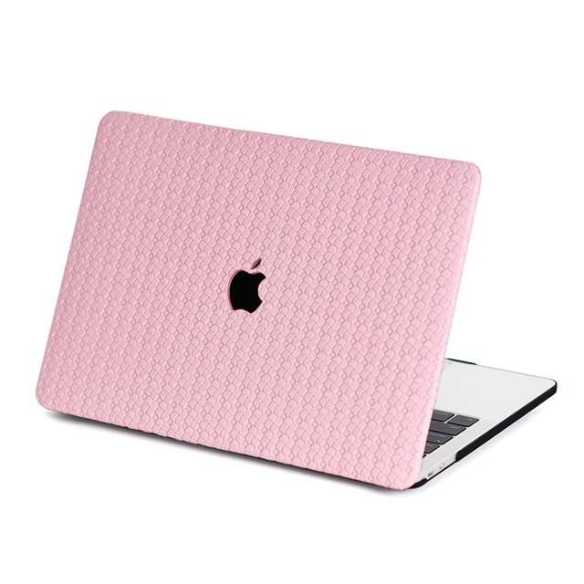 Four-leaf Clover Pattern PU Leather Hard Laptop Case for MacBook Pro 13 A2338 Cover for Macbook Air 13/15