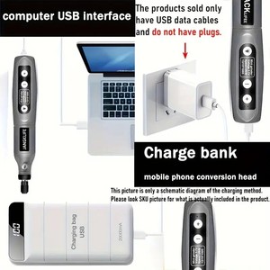 JANGKLIFE迷你磨床5速发光二极管-配有USB充电实用多功能DIY工具包 - Product Image 4