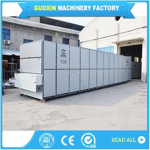 Continúa el cinturón de malla granja secador de cebolla de bulbo rojo máquina de secado de productos agrícolas línea de producción de cebolla deshidratada - Product Image 6