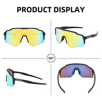 Lunettes de soleil de sport Stoma Own Patent Mtb pour hommes, vélo, cyclisme, personnalisées, UV400, interchangeables, pour course à pied, pêche, golf, activités de plein air