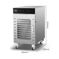Déshydrateur alimentaire automatique pour pommes, ananas, bananes, mangues, légumes et fruits
