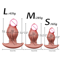 Gelance – Plug anal réaliste et souple en silicone liquide, étanche, pour femmes et hommes, stimulation du point G et de la prostate